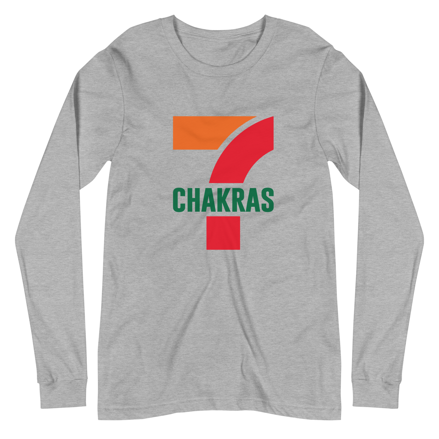 7 Chakras Graphic Long Sleeve Tee