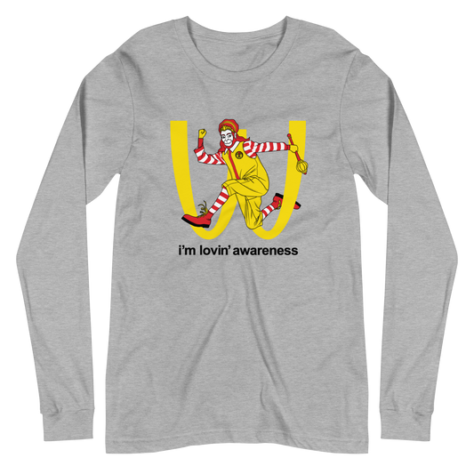 I'm Lovin' Awareness Graphic Long Sleeve Tee