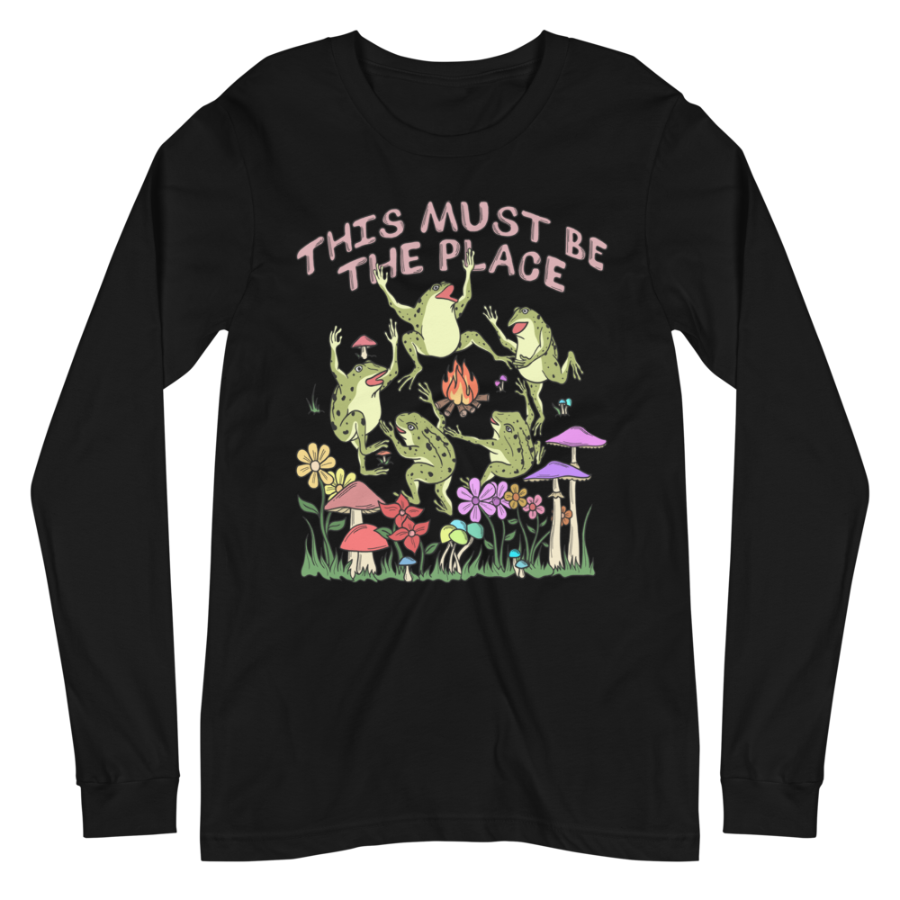 This Must Be The Place Graphic Long Sleeve Tee