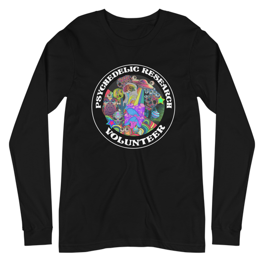 Research Volunteer Graphic Long Sleeve Tee