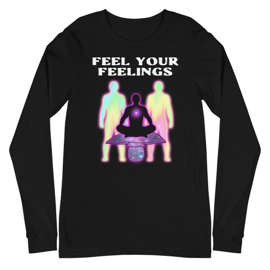 Feel Your Feelings Graphic Long Sleeve Tee