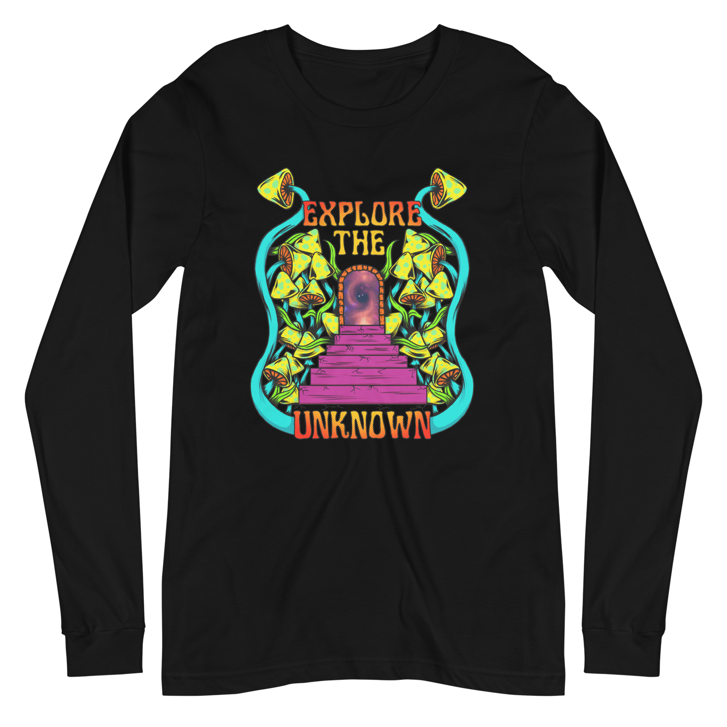Explore The Unknown Graphic Long Sleeve Tee