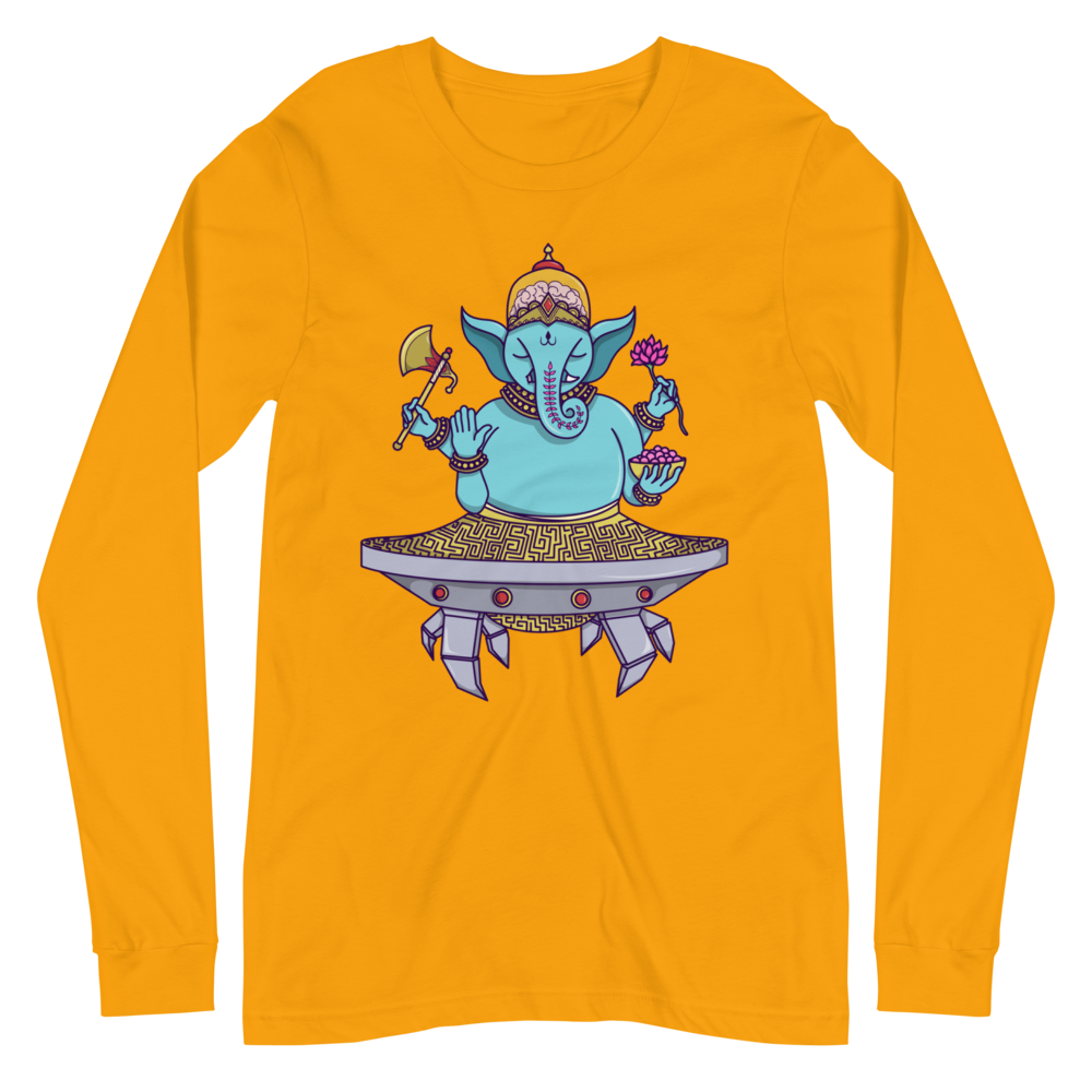 Ganesha Mech Graphic Long Sleeve Tee