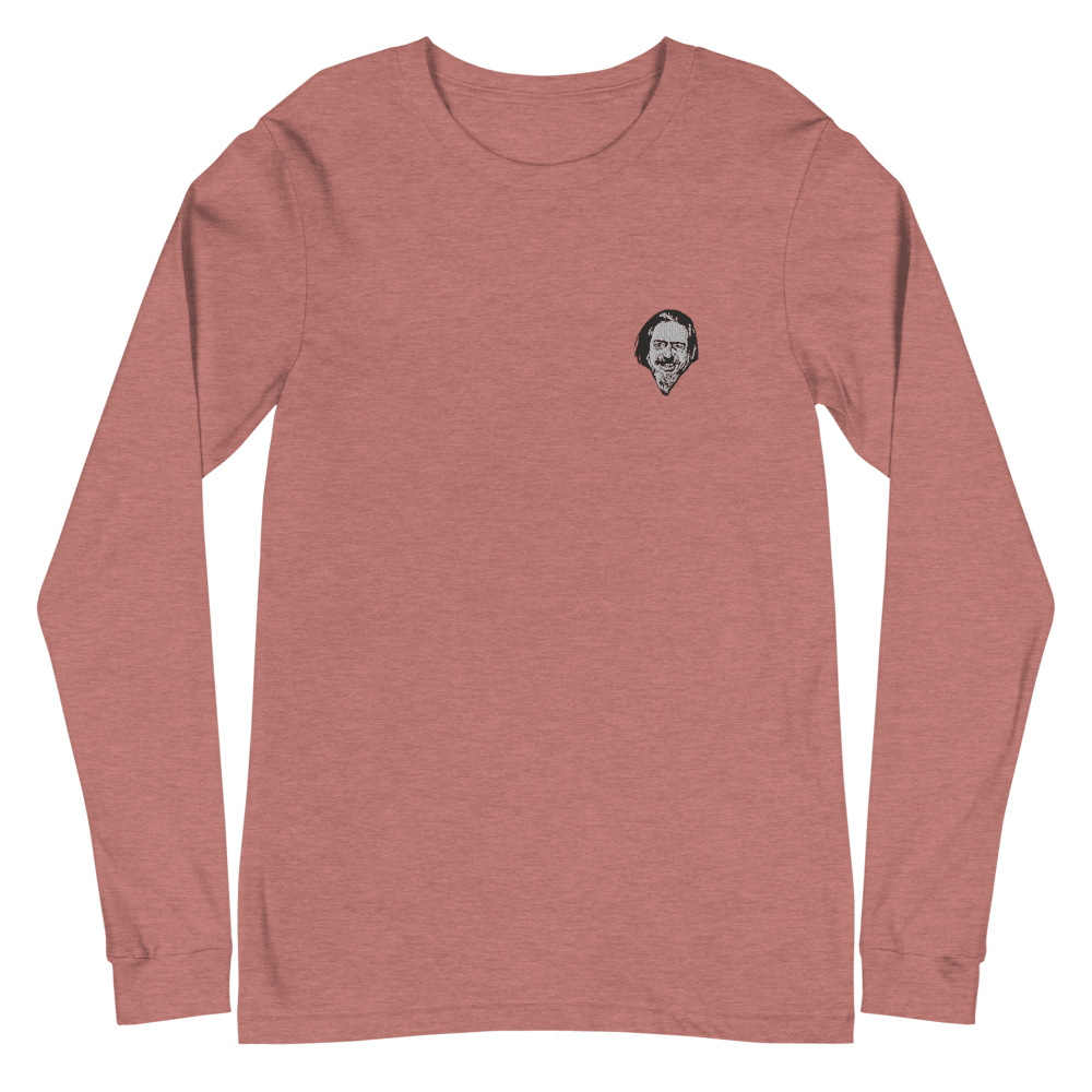 Allan Watts Embroidery Unisex Long Sleeve Tee - Shroom Beach