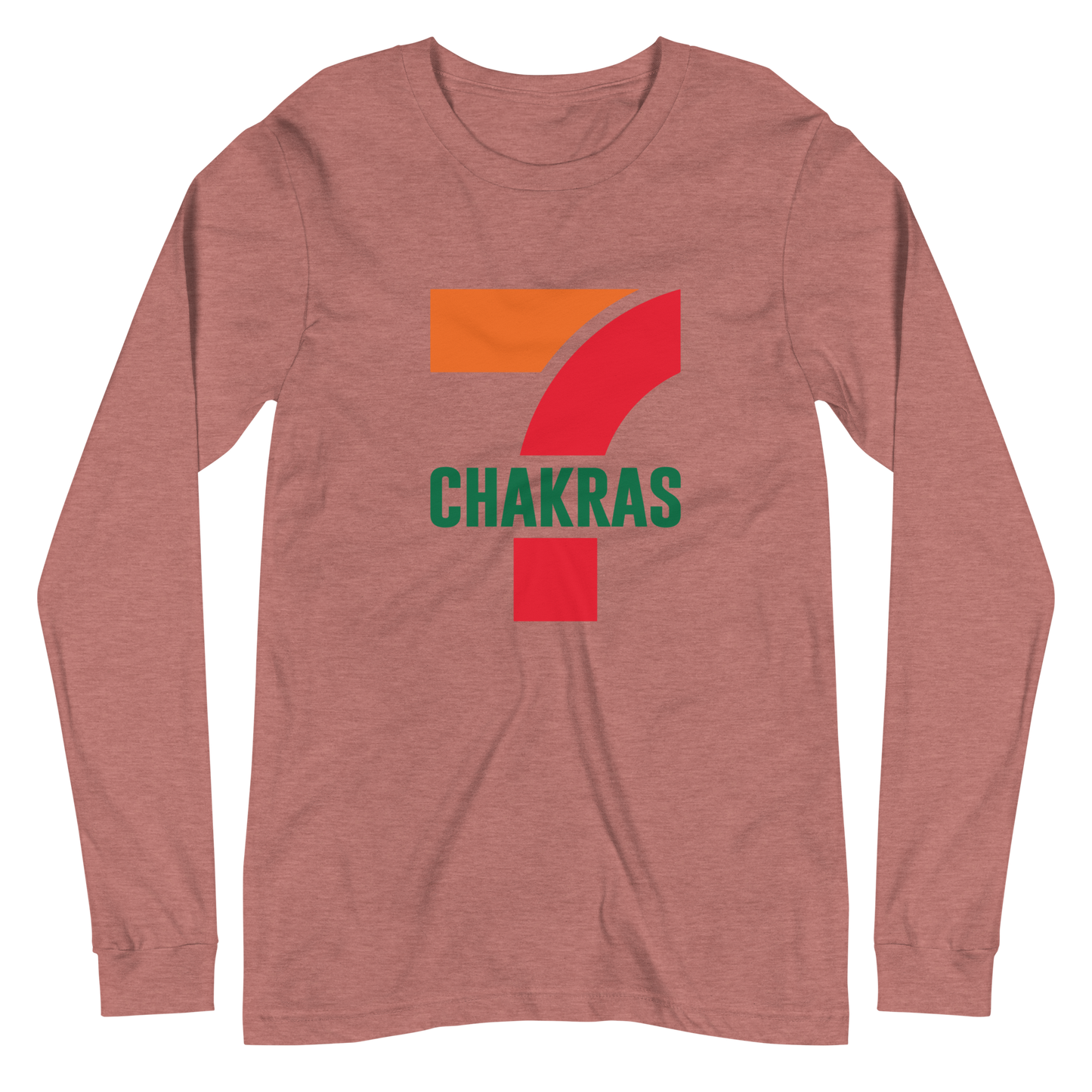 7 Chakras Graphic Long Sleeve Tee