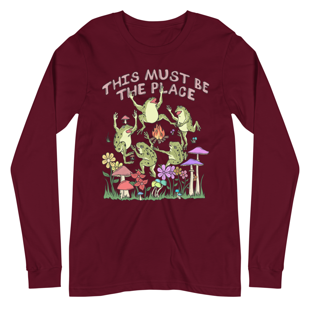 This Must Be The Place Graphic Long Sleeve Tee