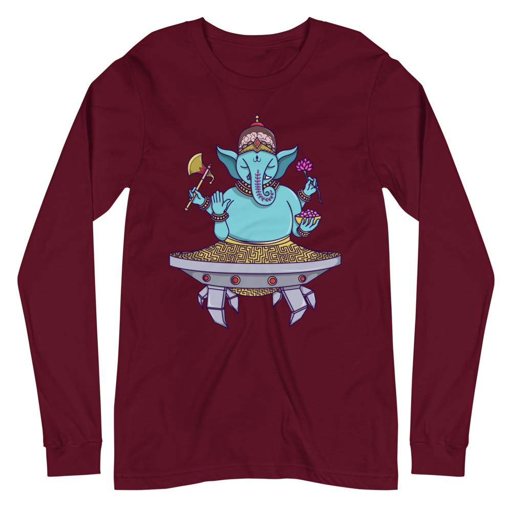 Ganesha Mech Graphic Long Sleeve Tee