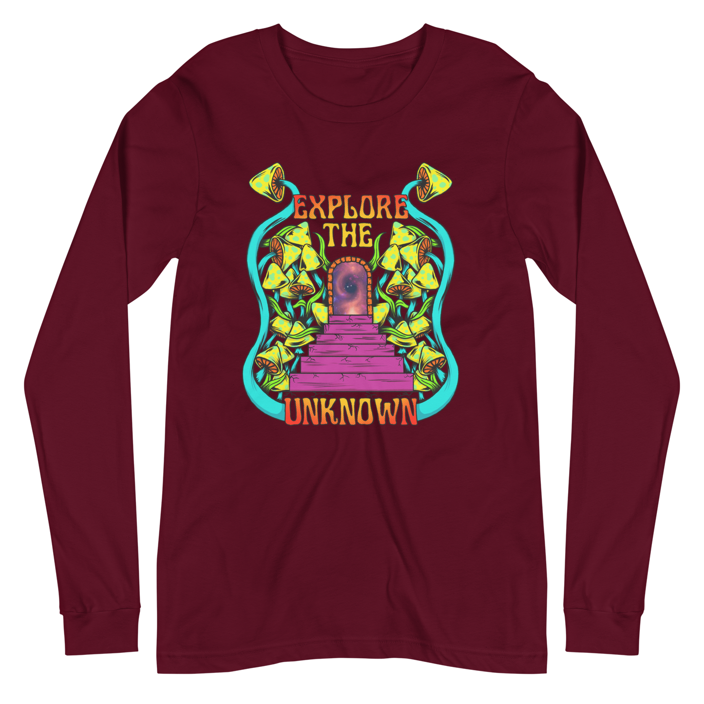 Explore The Unknown Graphic Long Sleeve Tee