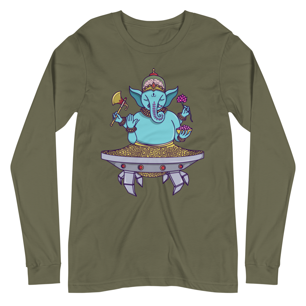 Ganesha Mech Graphic Long Sleeve Tee