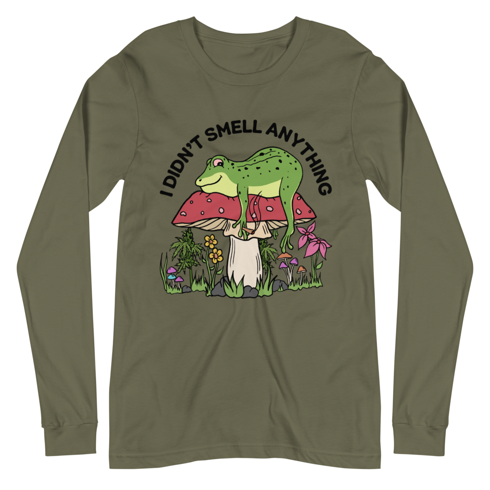 I Didn't Smell Anything Graphic Long Sleeve Tee