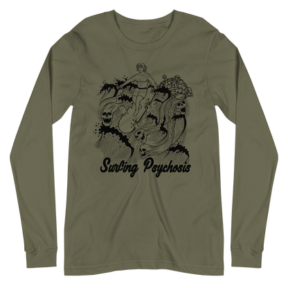 Surfing Psychosis Graphic Long Sleeve Tee