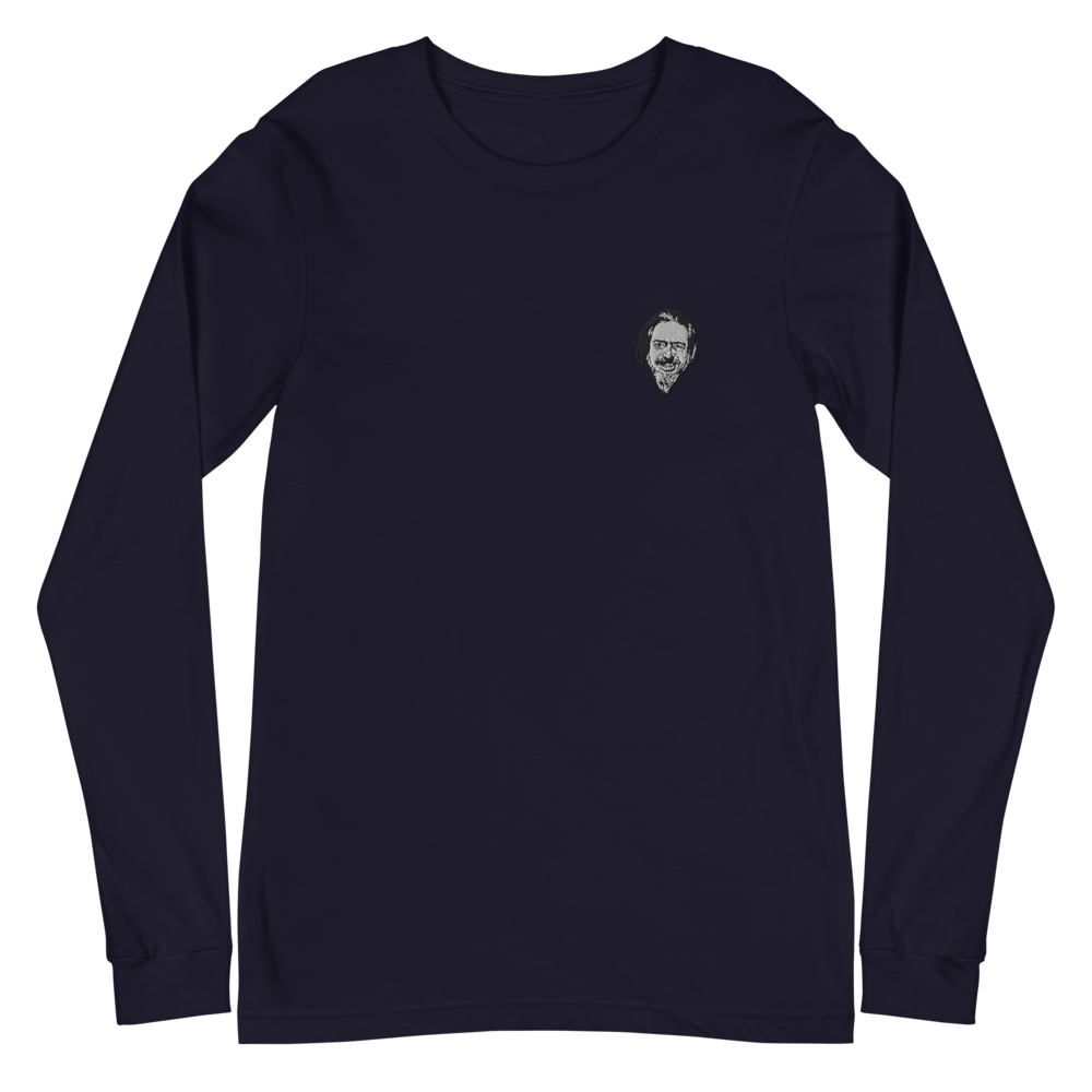 Allan Watts Embroidery Graphic Long Sleeve Tee