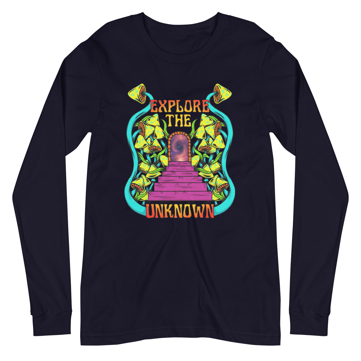 Explore The Unknown Graphic Long Sleeve Tee