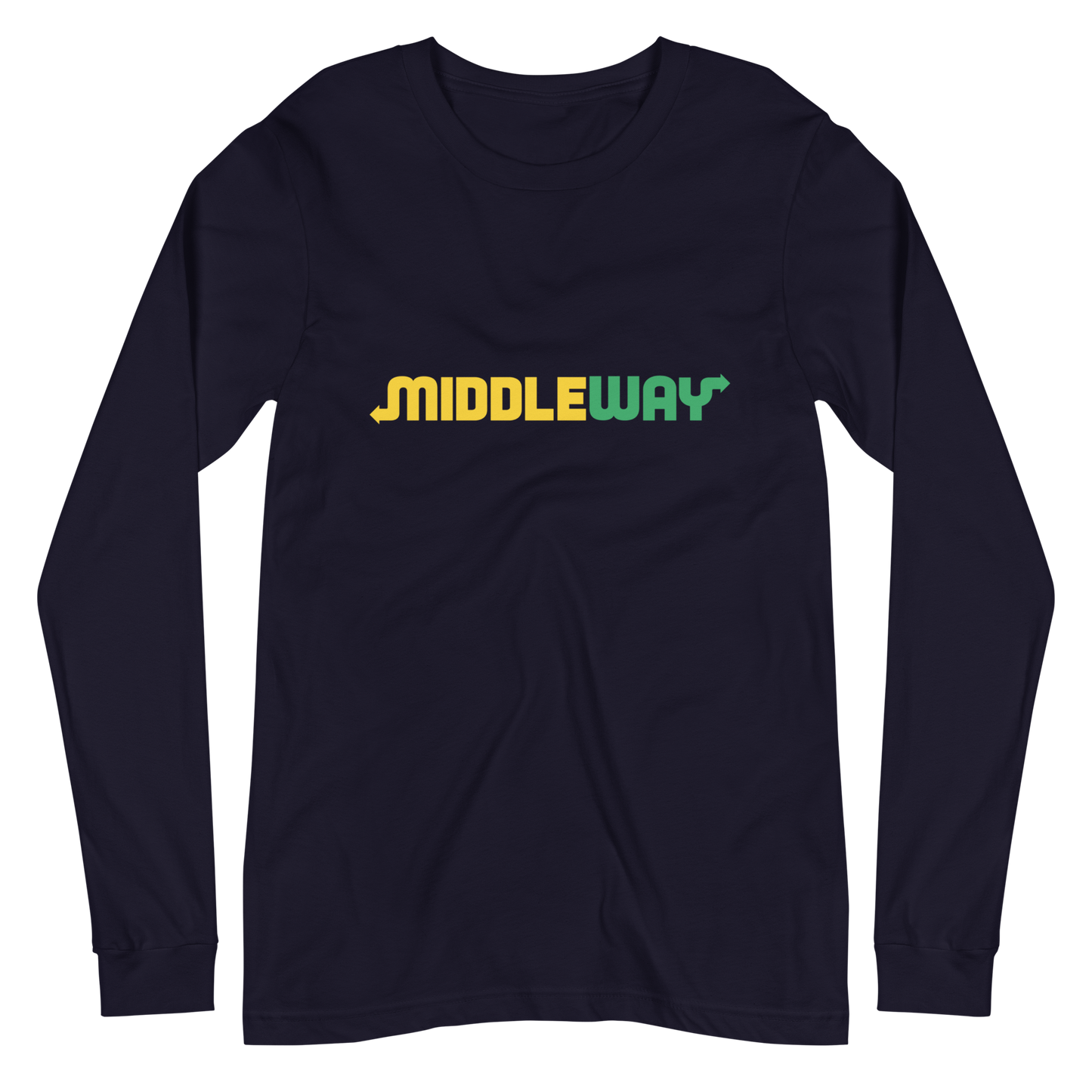 Middle Way Graphic Long Sleeve Tee