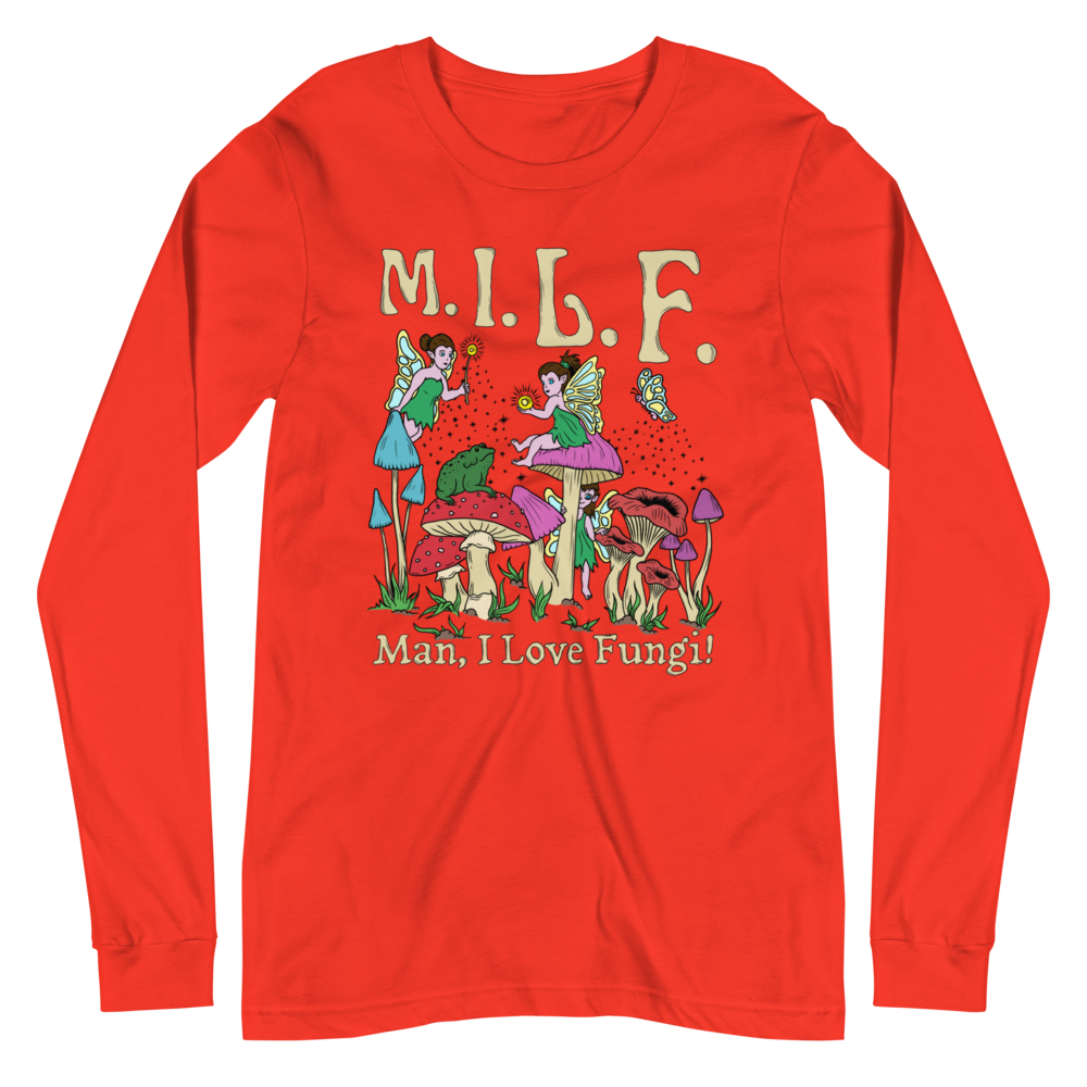 M.I.L.F Graphic Long Sleeve Tee