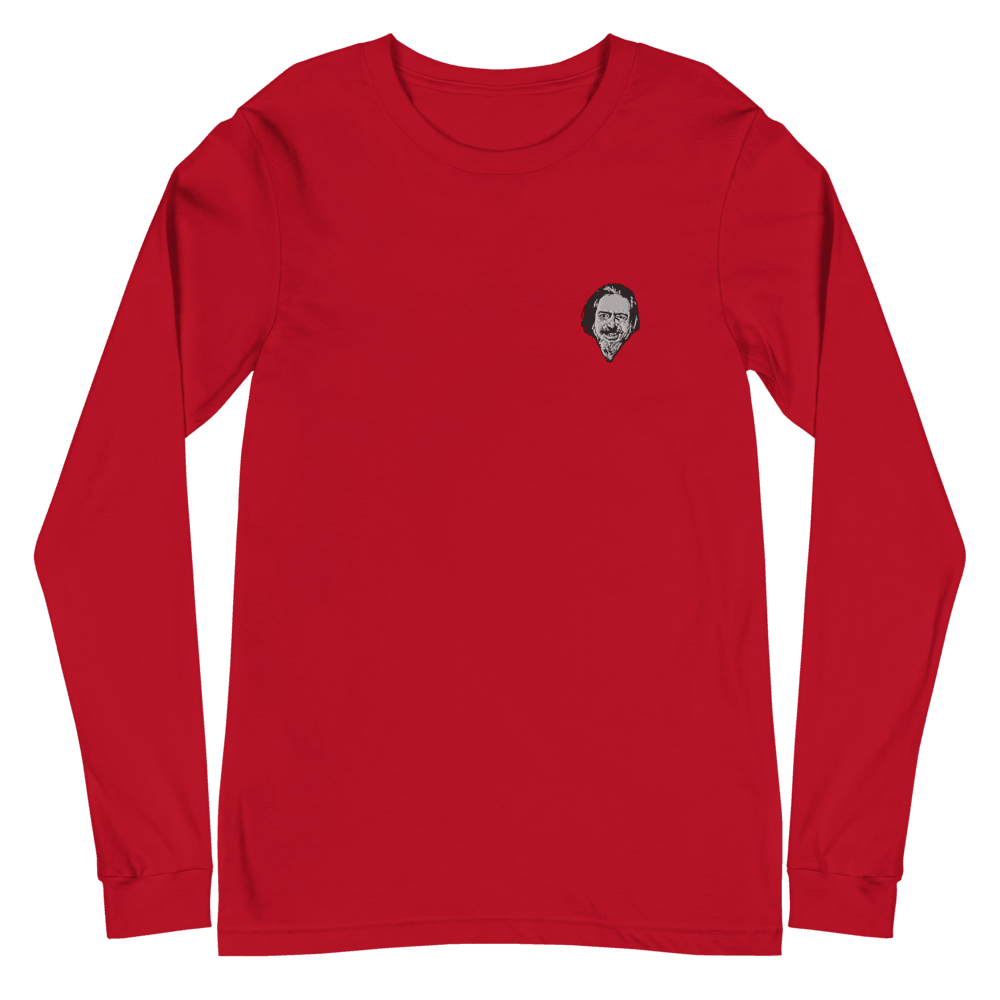 Allan Watts Embroidery Unisex Long Sleeve Tee - Shroom Beach