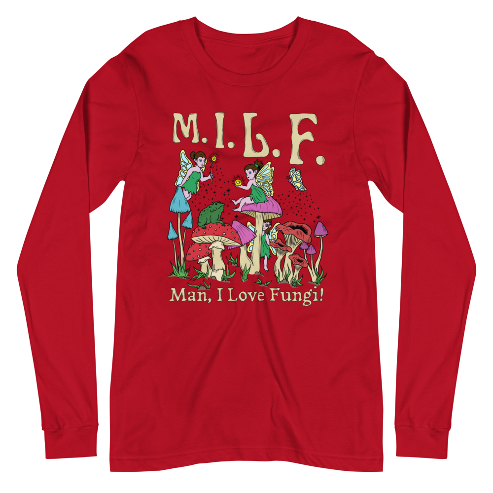 M.I.L.F Graphic Long Sleeve Tee