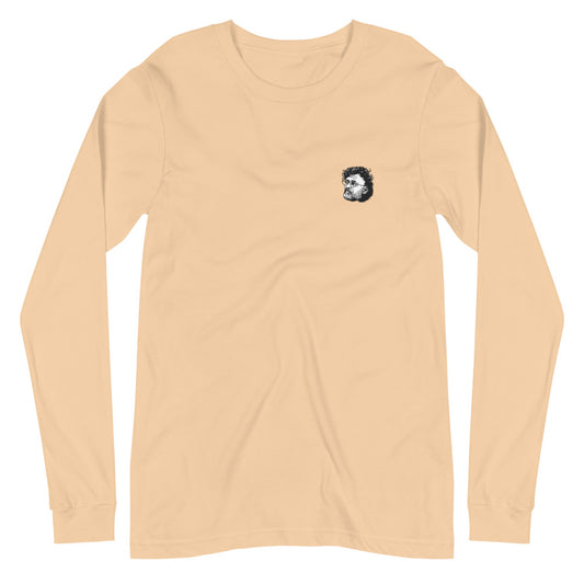 Terrence McKenna Embroidery Graphic Long Sleeve Tee