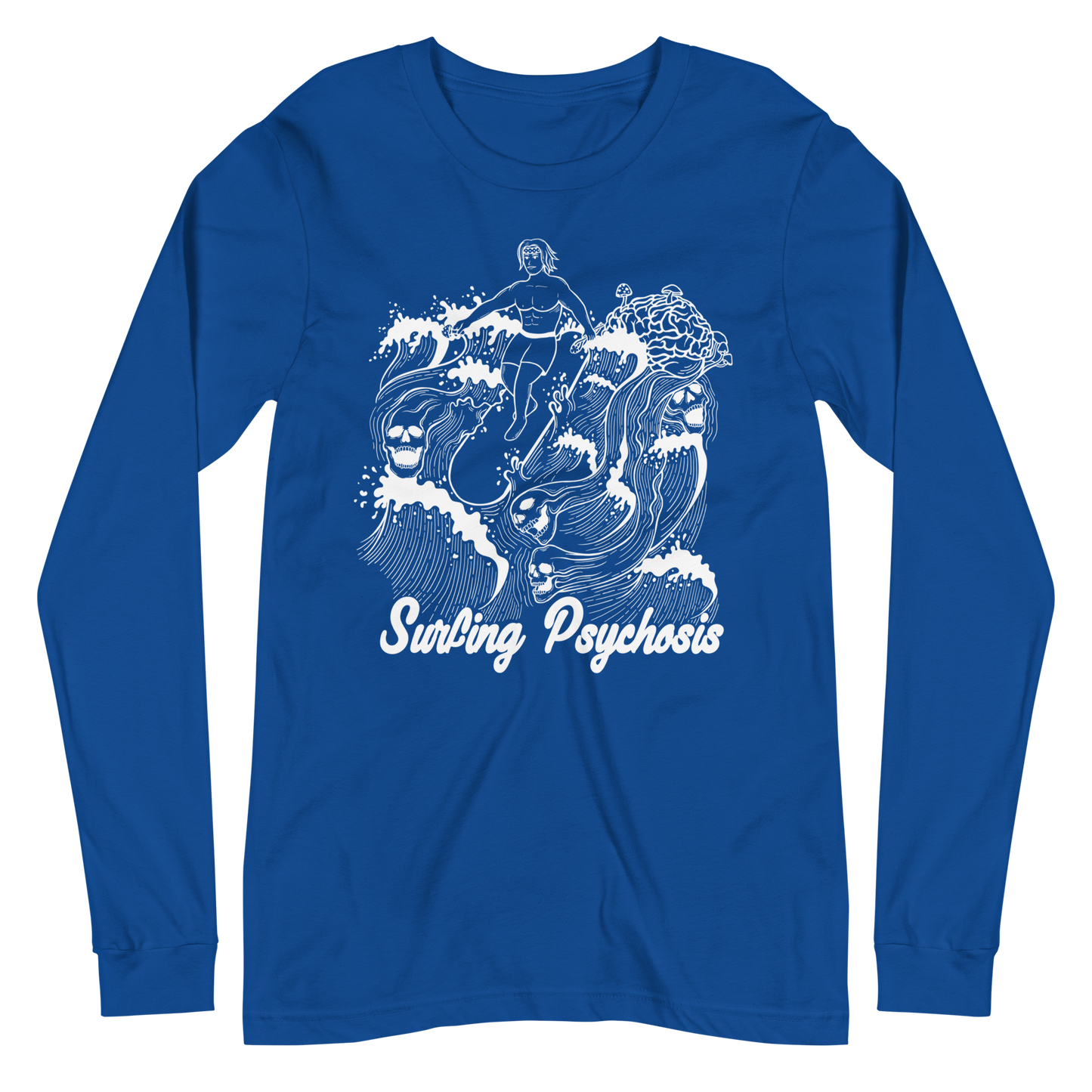 Surfing Psychosis Graphic Long Sleeve Tee