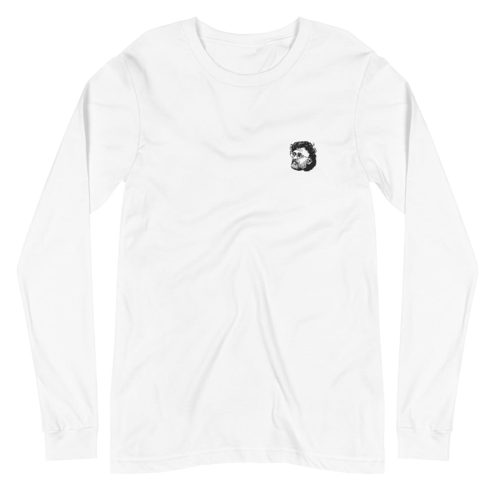 Terrence McKenna Embroidery Graphic Long Sleeve Tee