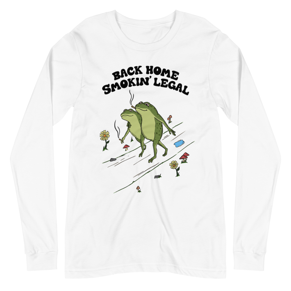 Back Home Smokin Legal Graphic Long Sleeve Tee