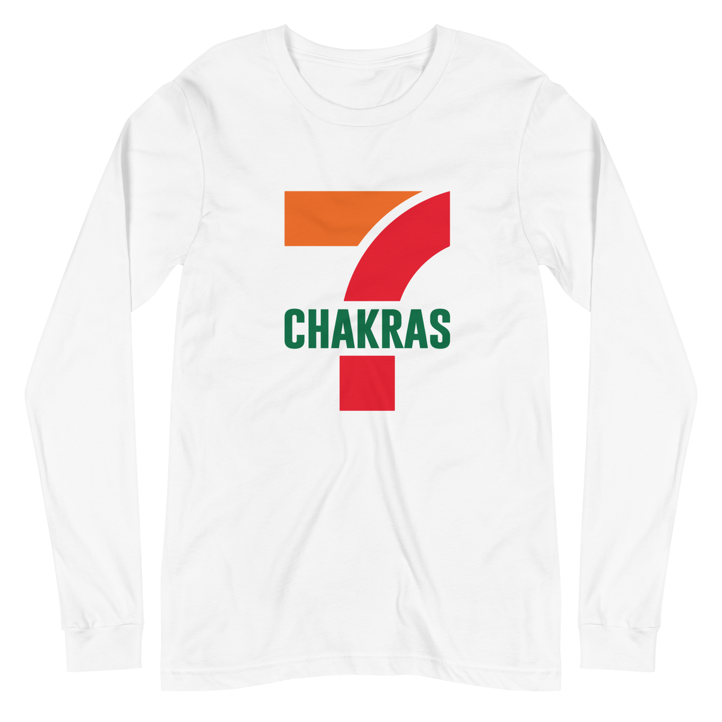 7 Chakras Graphic Long Sleeve Tee