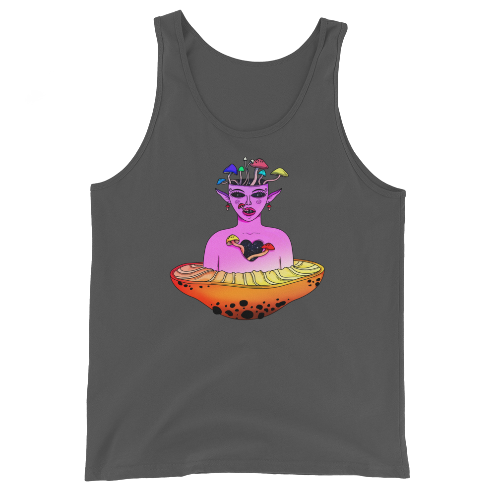 Mushroom Elf Graphic Tank Top