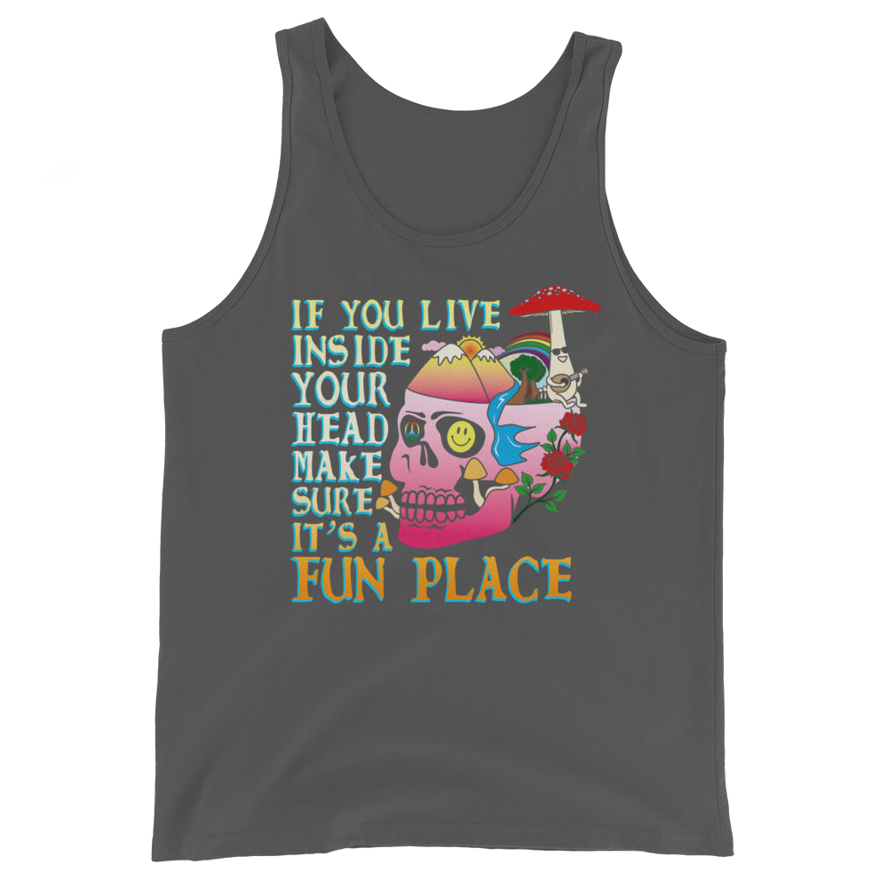 If You Live Inside Your Head Graphic Tank Top