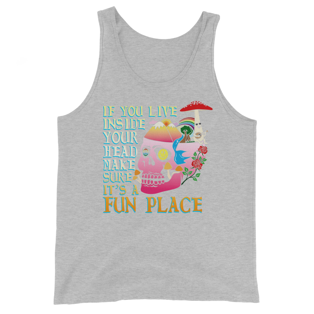 If You Live Inside Your Head Graphic Tank Top