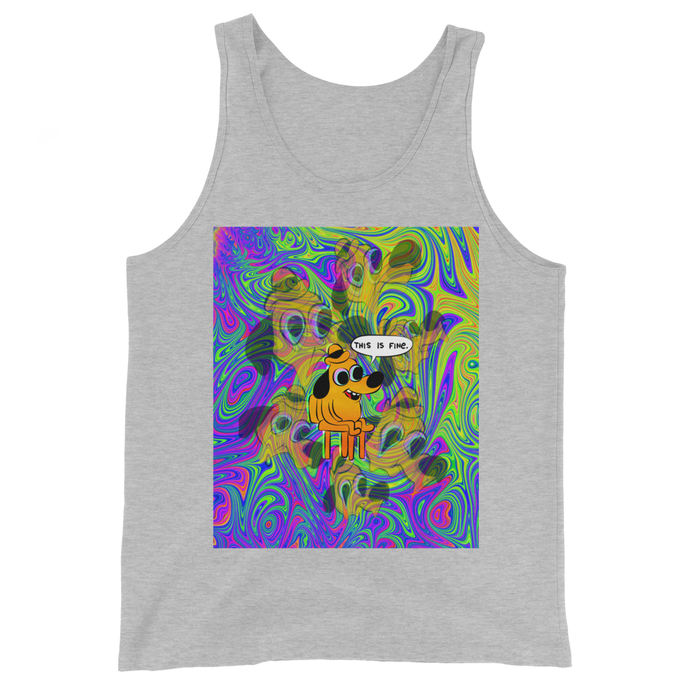 This Is Fine  Graphic Tank Top