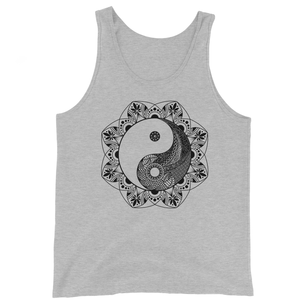 Yinyang Mandala Graphic Tank Top