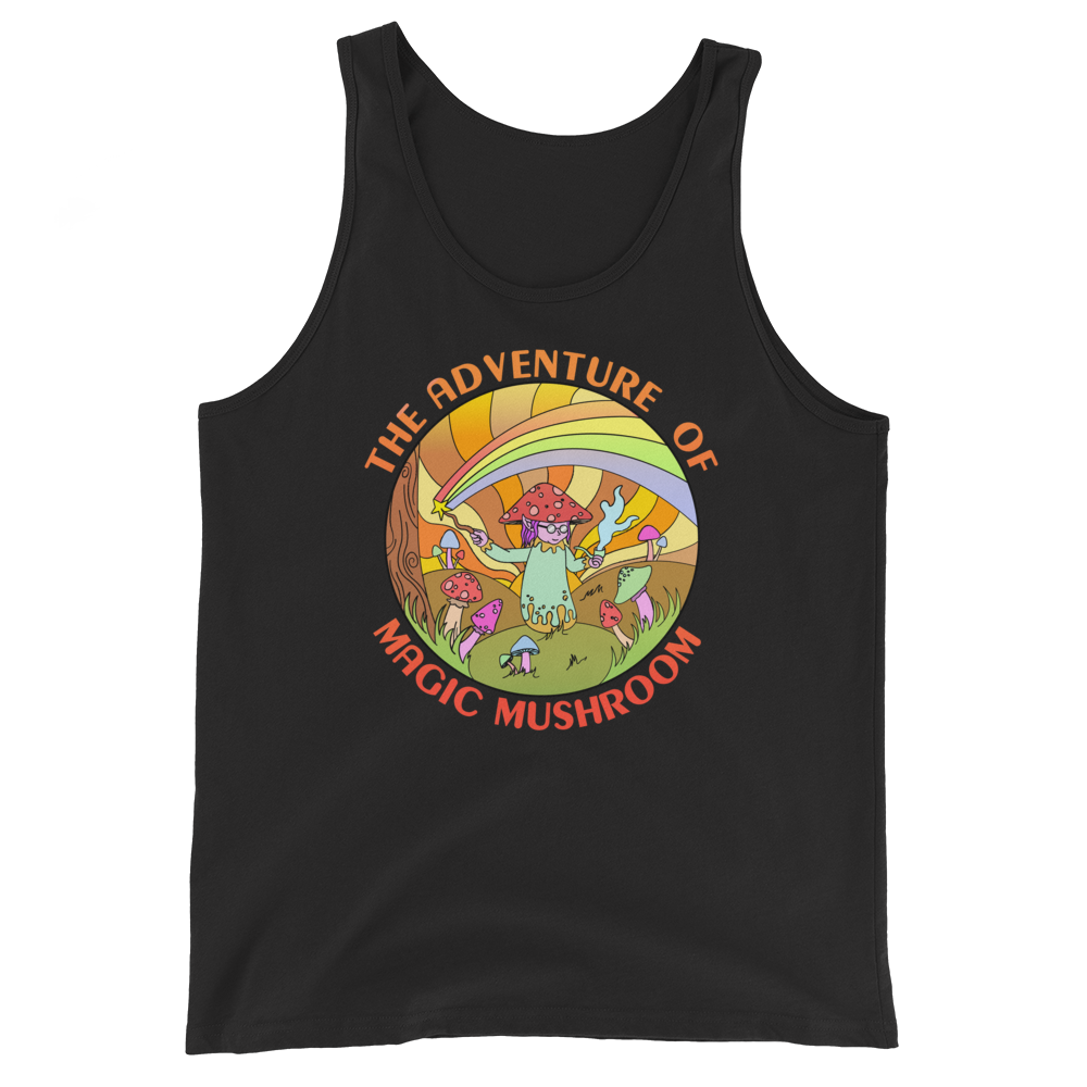 The Adventure of Magic Mushroom Graphic Tank Top