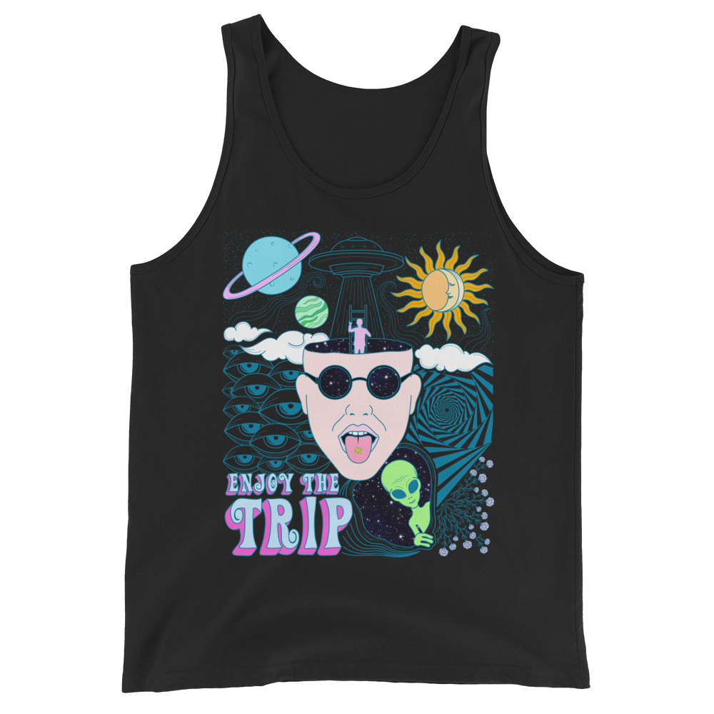 Enjoy The Trip  Graphic Tank Top