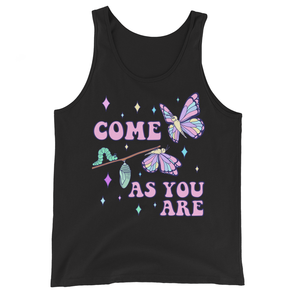 Come As You Are Graphic  Tank Top