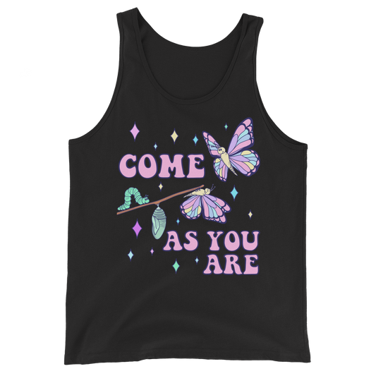 Come As You Are Graphic  Tank Top