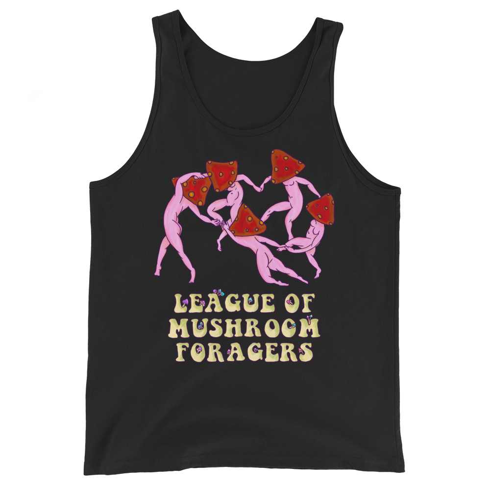 League of Mushroom Foragers Graphic Tank Top