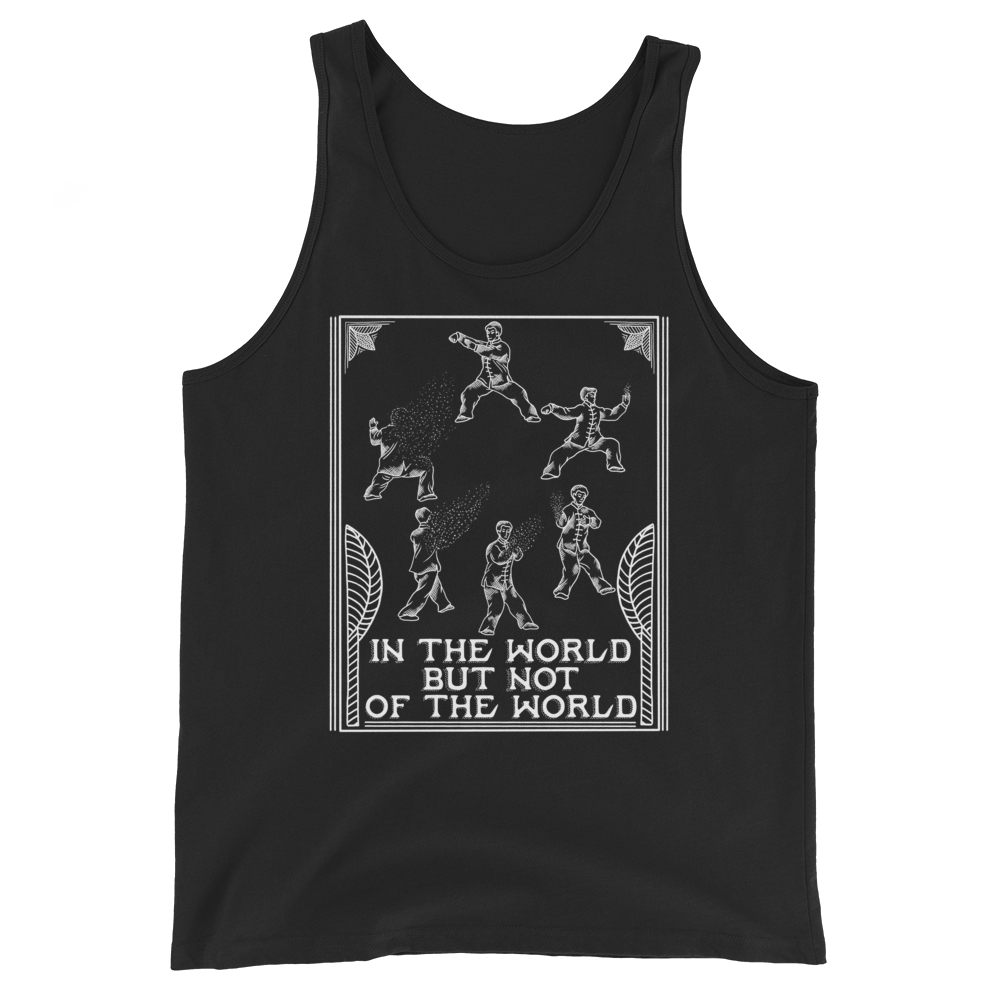 In The World But Not Of The World Graphic Tank Top