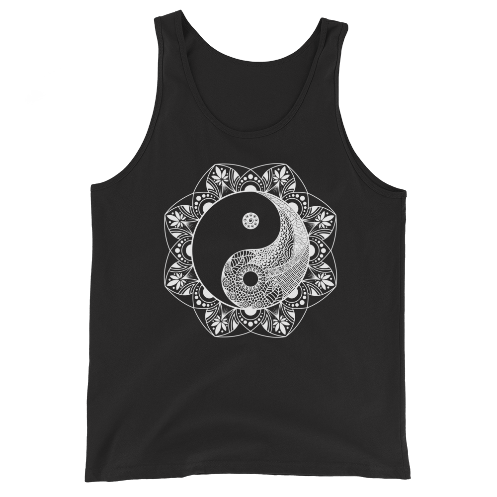 Yinyang Mandala Graphic Tank Top