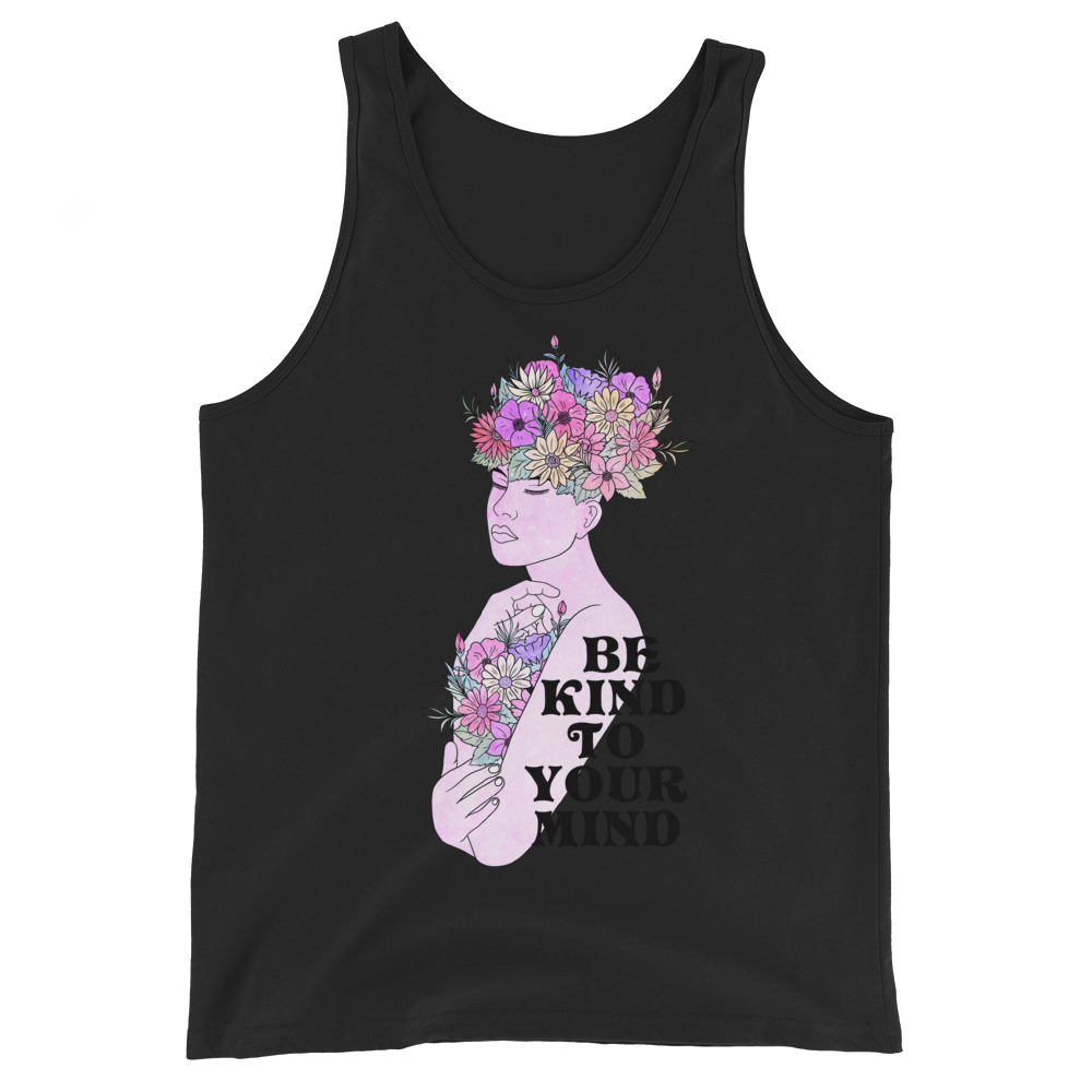 Be Kind To Your Mind Graphic  Tank Top