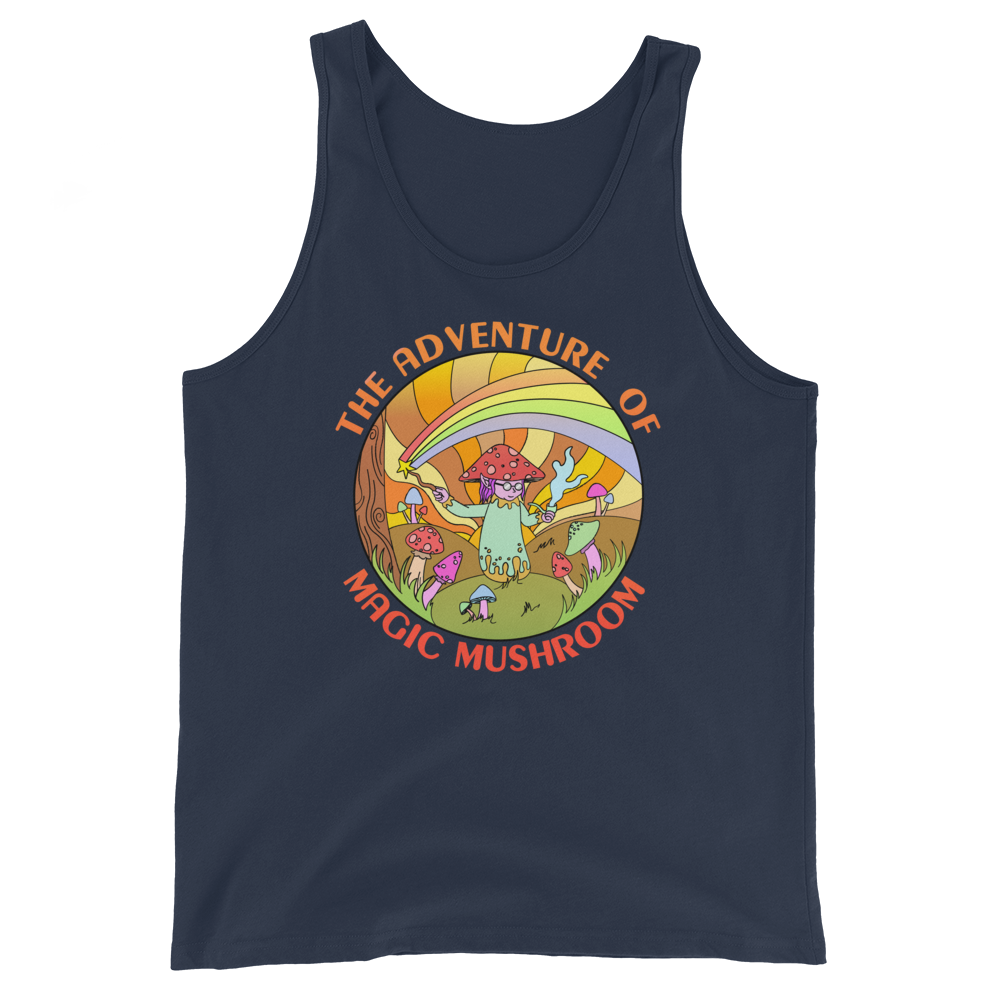 The Adventure of Magic Mushroom Graphic Tank Top