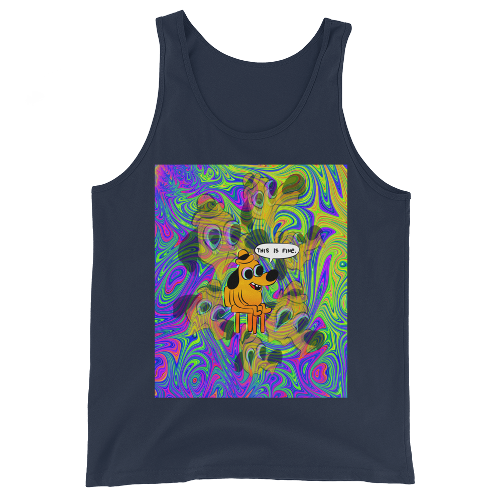 This Is Fine  Graphic Tank Top