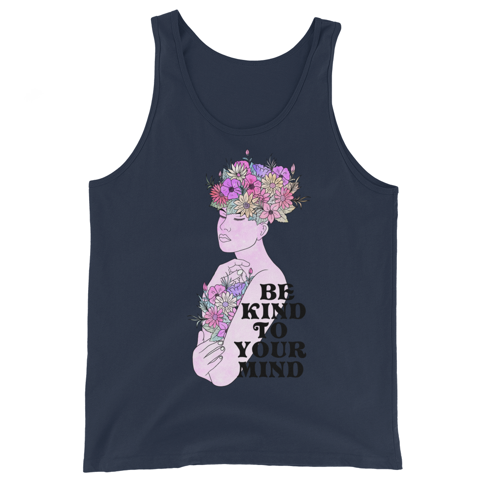 Be Kind To Your Mind Graphic  Tank Top