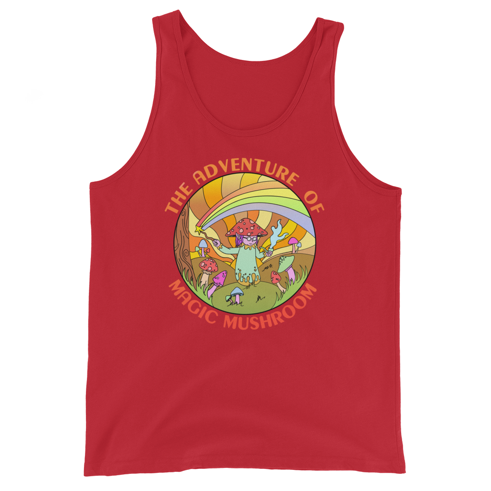 The Adventure of Magic Mushroom Graphic Tank Top