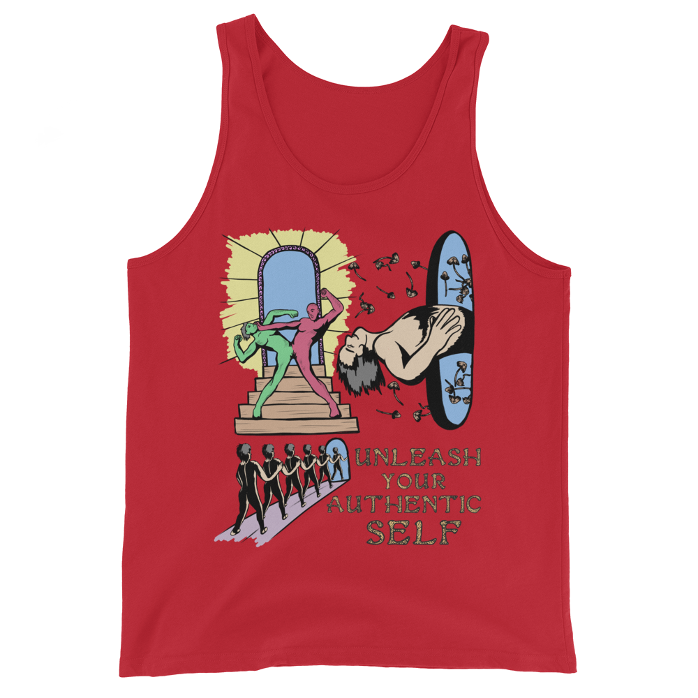 Unleash Your Authentic Self Graphic Tank Top