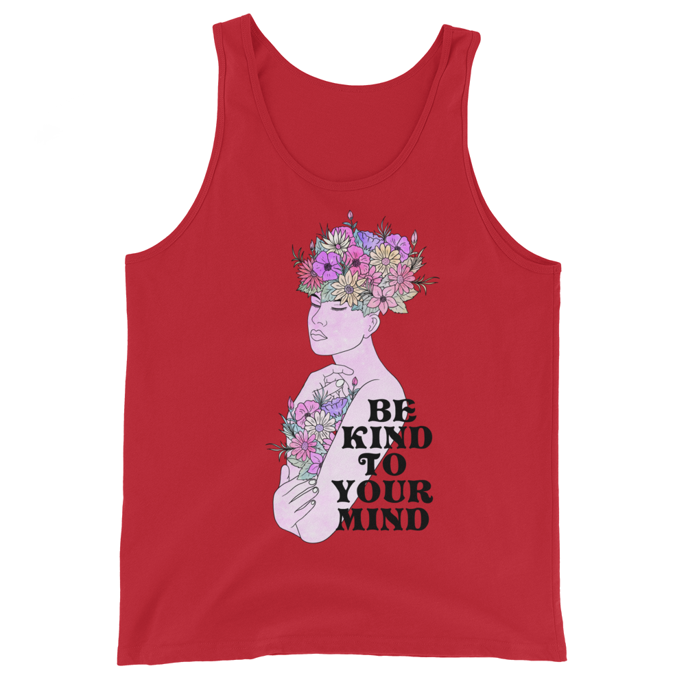 Be Kind To Your Mind Graphic  Tank Top