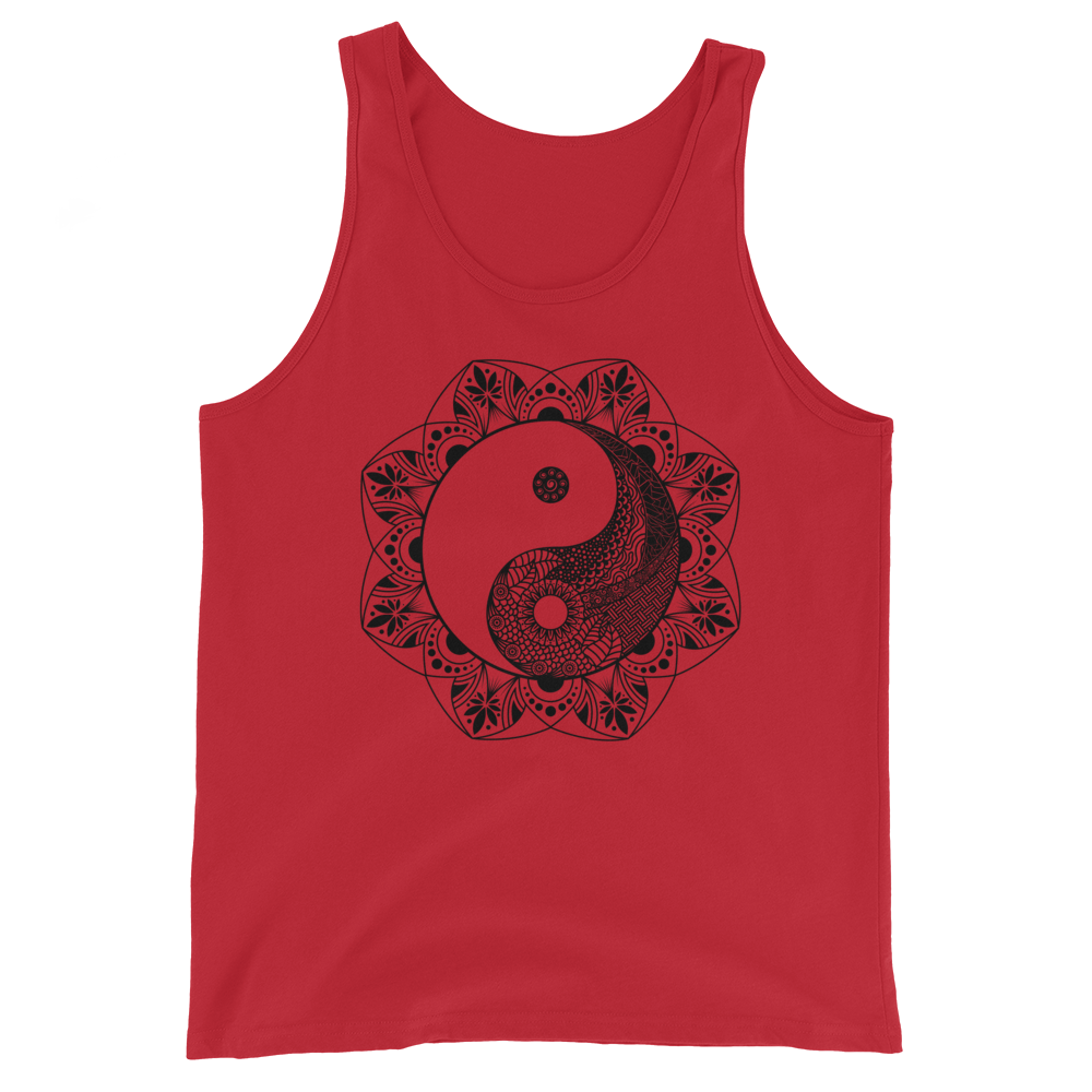 Yinyang Mandala Graphic Tank Top