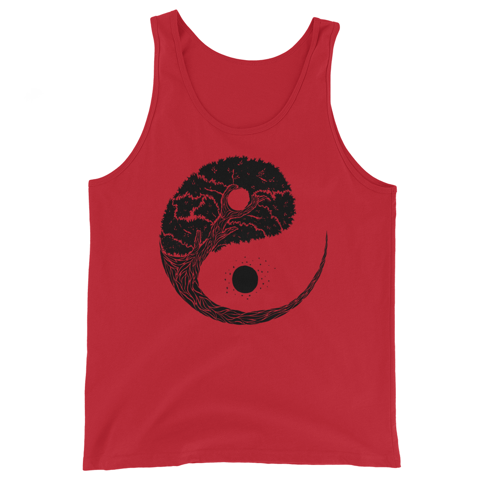 Yinyang Tree Graphic Tank Top