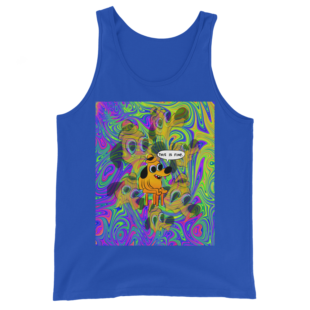 This Is Fine  Graphic Tank Top