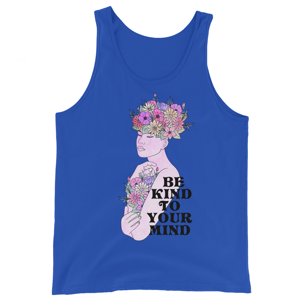 Be Kind To Your Mind Graphic  Tank Top