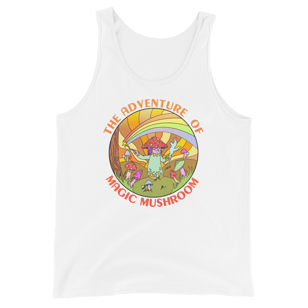 The Adventure of Magic Mushroom Graphic Tank Top